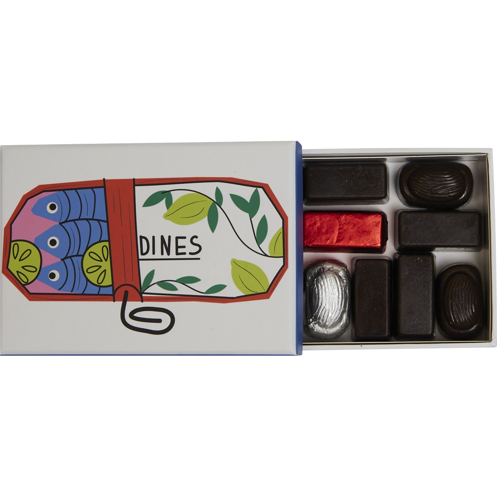LES PETITES SARDINES rectangular basic box  assortment of 4