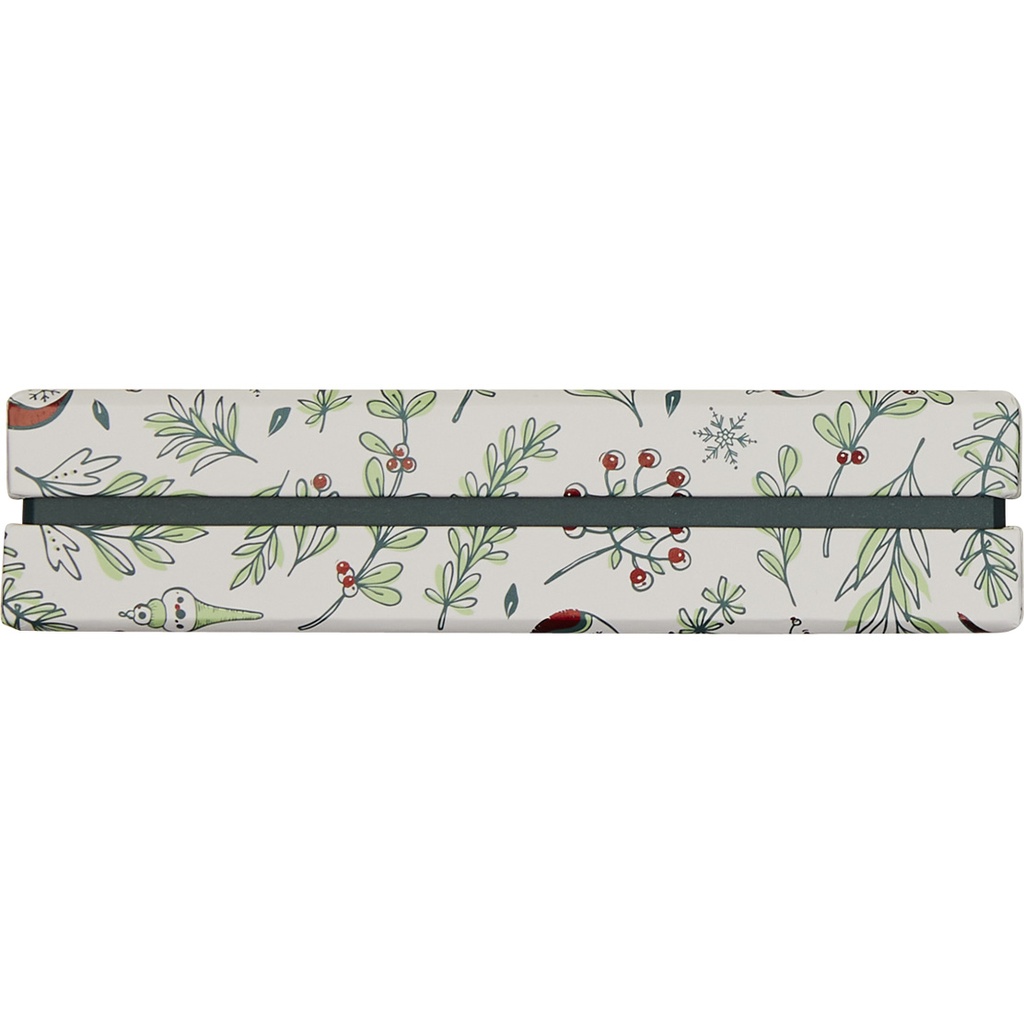 Winter wind neck rectangular box