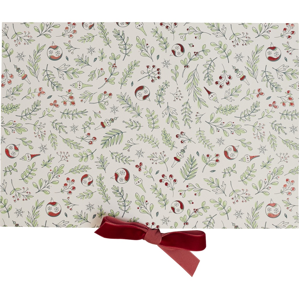 Winter wind rectangular plug box for 12 chocolates