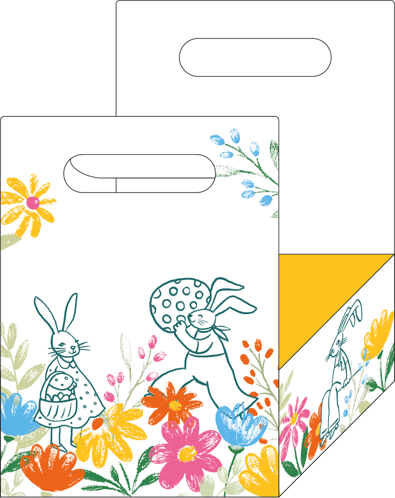The Gentle Bunnies foldable basket