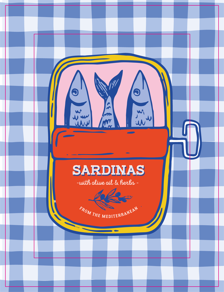 Sardine in Vacanza rectangular basic box  assortment of 3