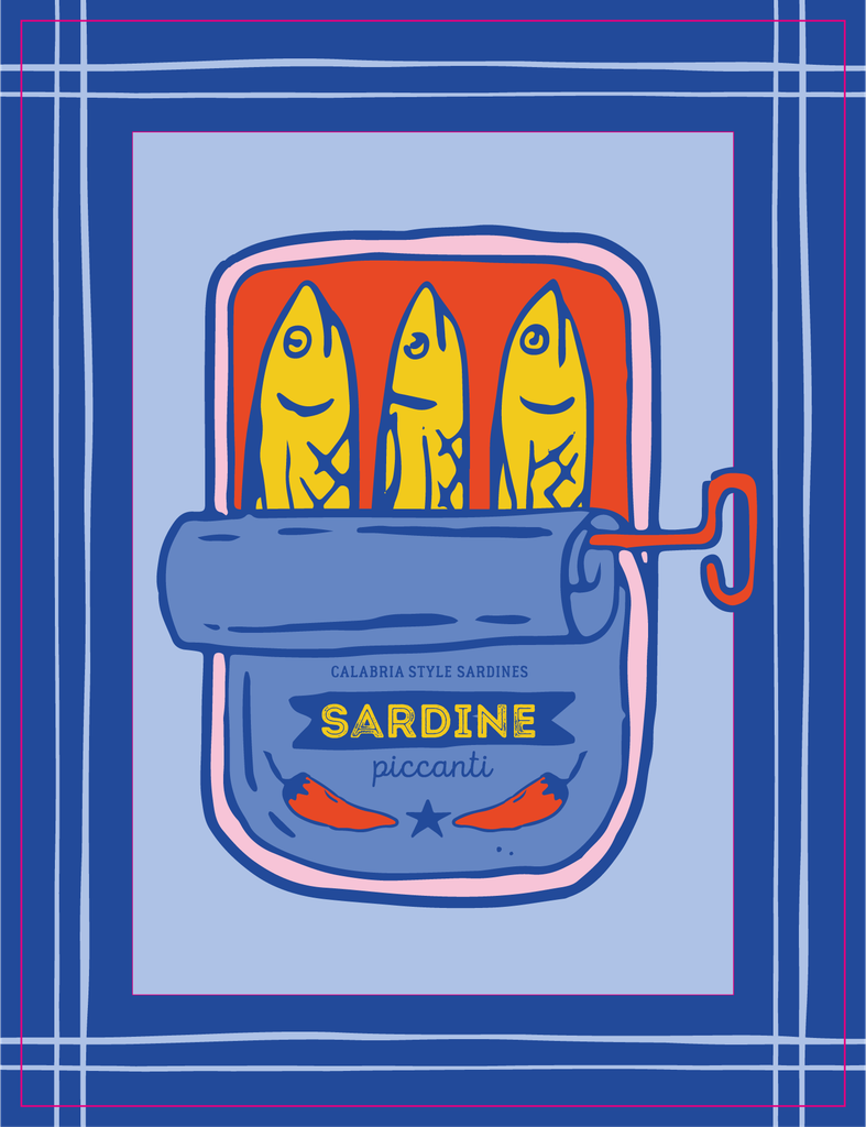 Sardine in Vacanza rectangular basic box  assortment of 3