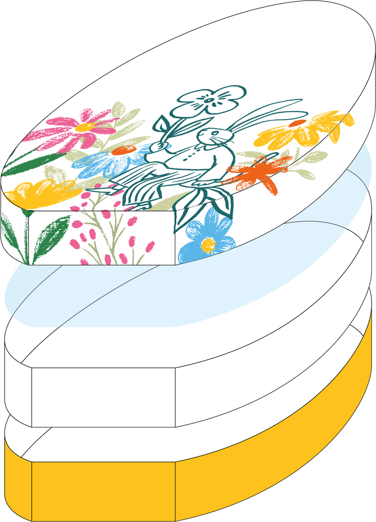 The Gentle Bunnies basic eggbox