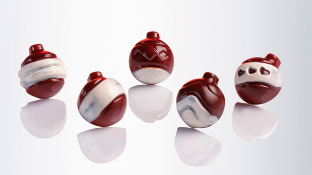 GIETVORM voor pralines - kerstballen