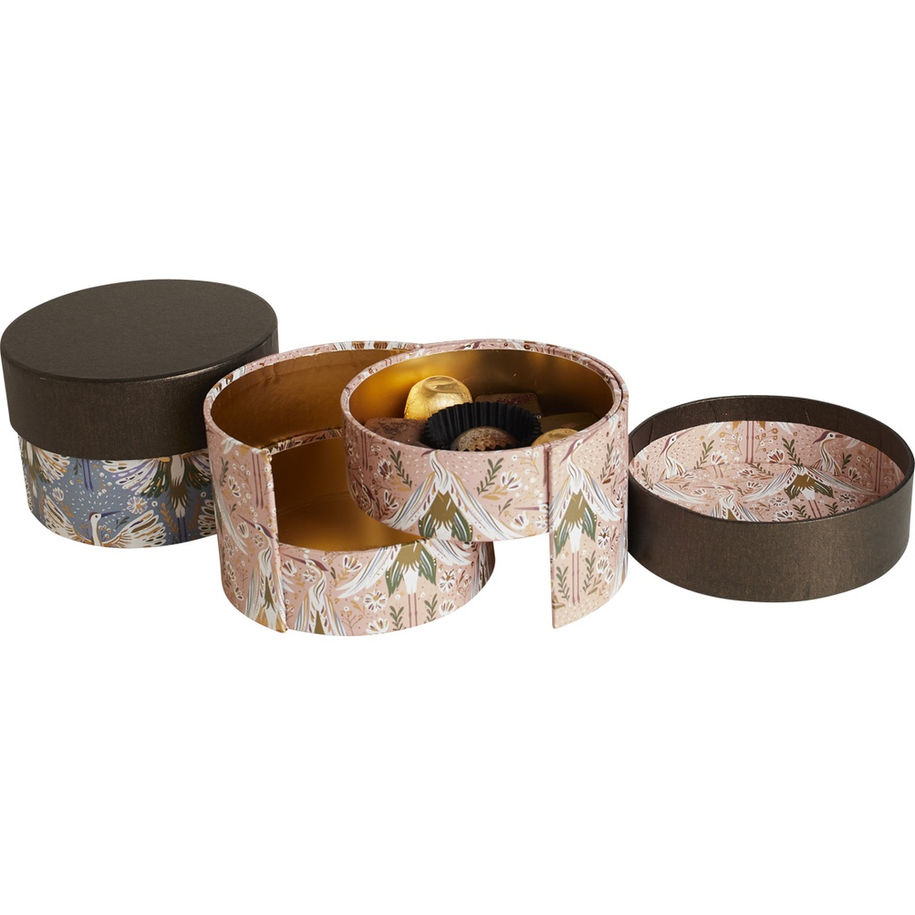 L'envol 2-tower round box assortment of 2