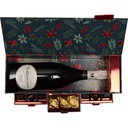 Where winter blooms champagne box