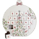 Winter wind Xmas ball advent calendar