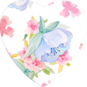 Blush Veil heart 11