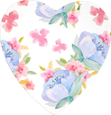 Blush Veil heart 16