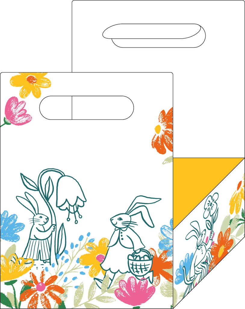 The Gentle Bunnies foldable basket