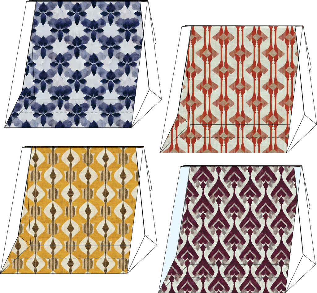 Summer Retreat window bag assortment of 4