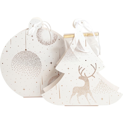 [3678*67*02*01] SCENES DE NEIGE bag support assortment of 2