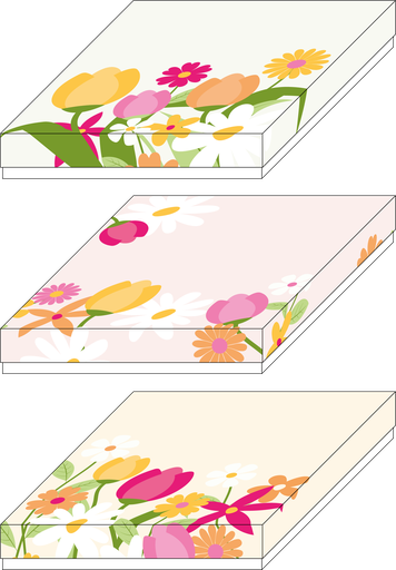 [EA01-BXR080999] Garden Whisper frenchy 09 assortment of 3
